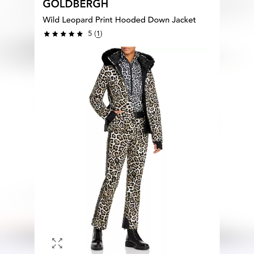Goldbergh Jaguar Print Women's Ski Jacket - Picture 2 of 10